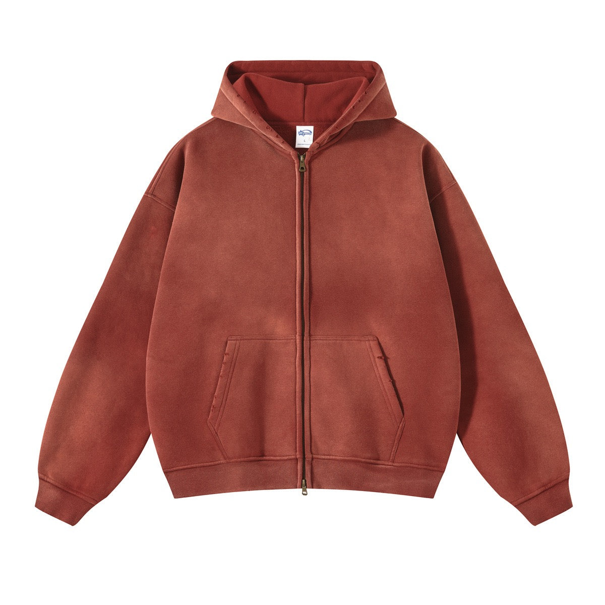 VAMO - Washed Zip Hoodie