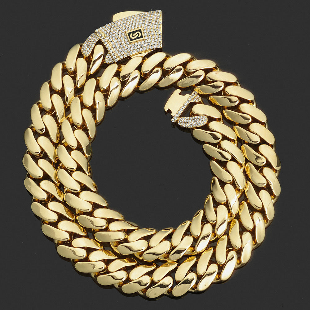 VAMO - “King Cuban” Chain – Gold Edition