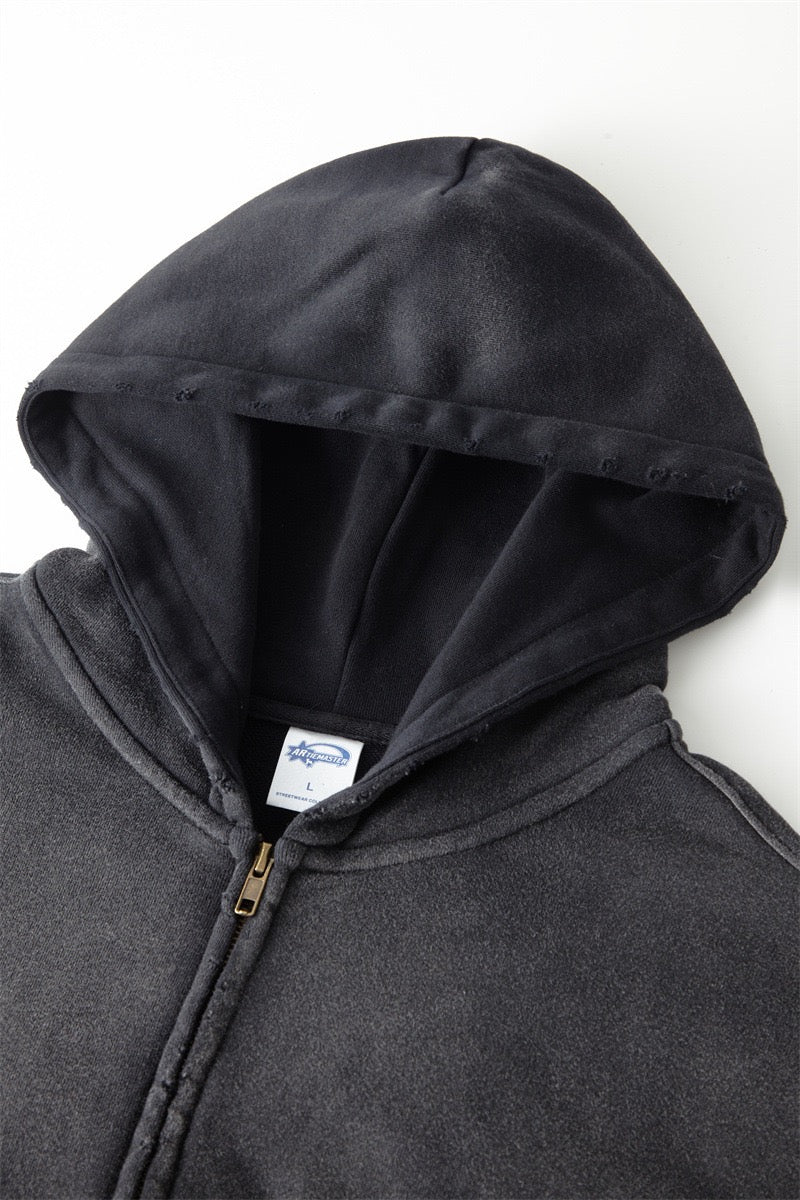 VAMO - Washed Zip Hoodie