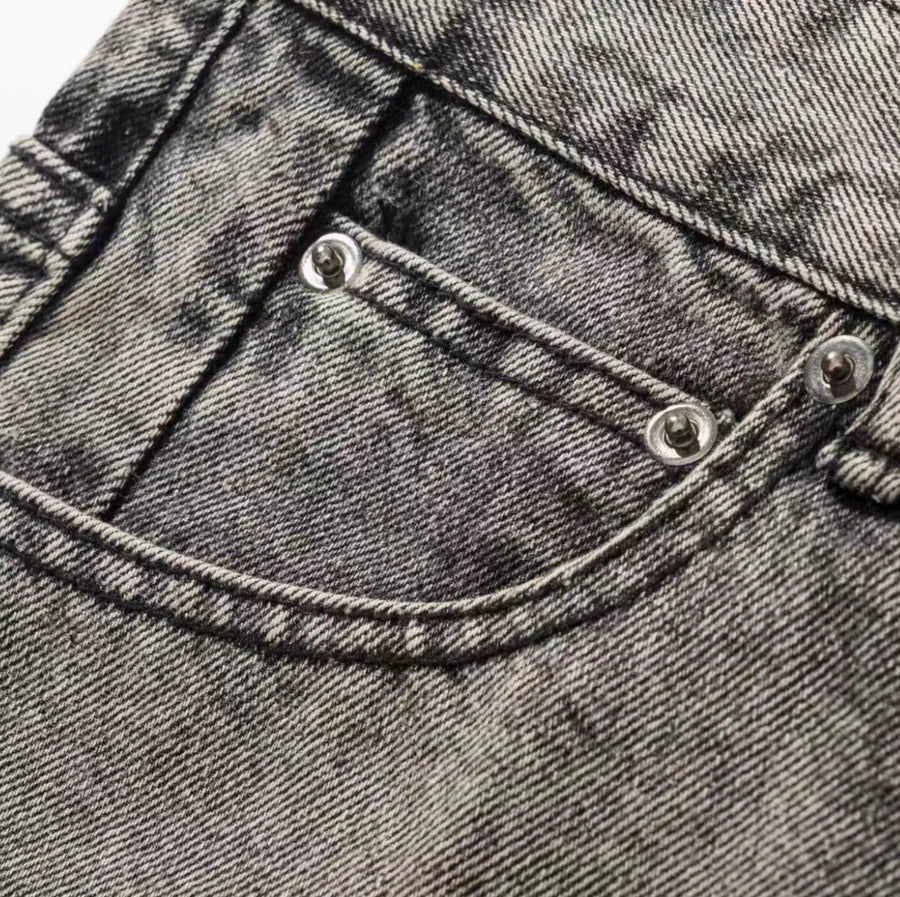 VAMO - Raw Flared Jeans