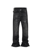 VAMO - Flared Splashed Jeans