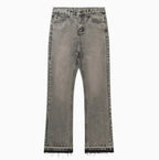 VAMO - Raw Flared Jeans