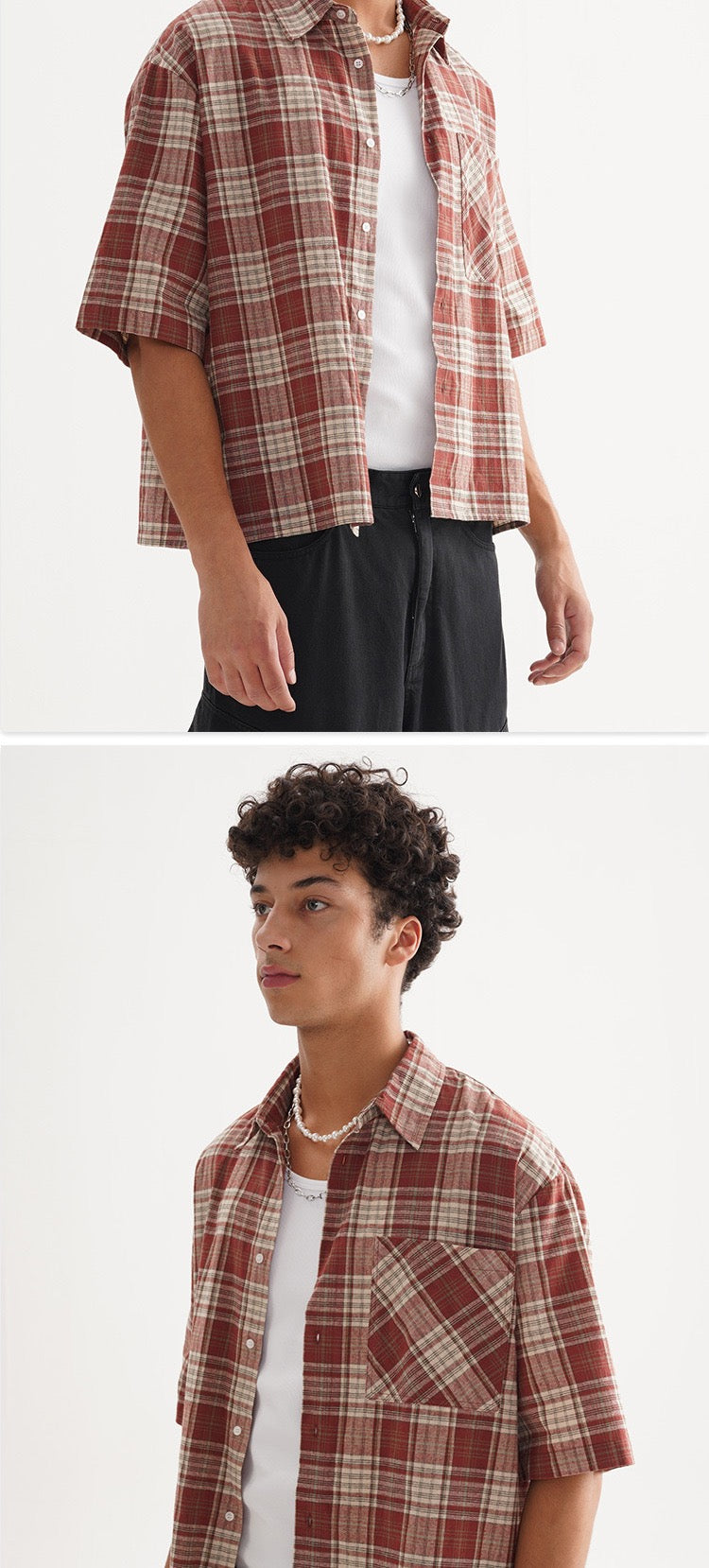 VAMO – Grid Check Overshirt