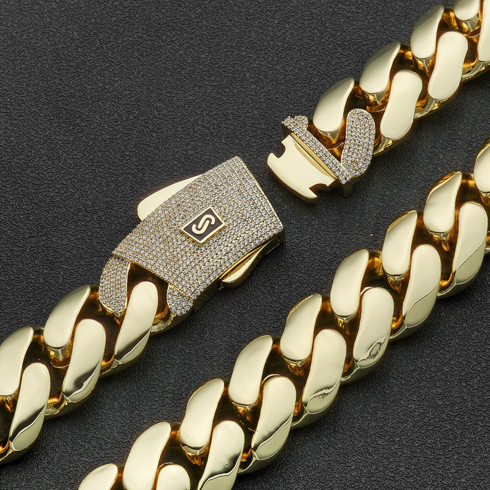 VAMO - “King Cuban” Chain – Gold Edition