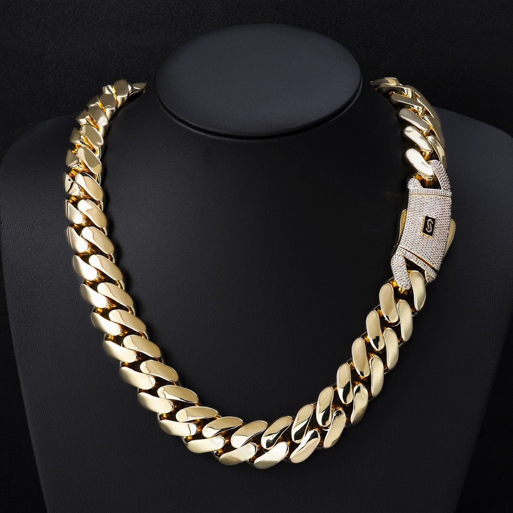 VAMO - “King Cuban” Chain – Gold Edition
