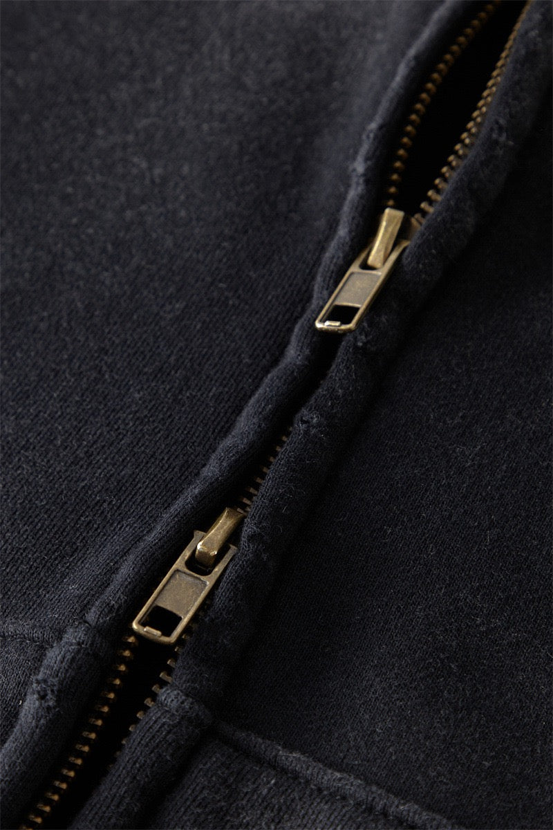 VAMO - Washed Zip Hoodie