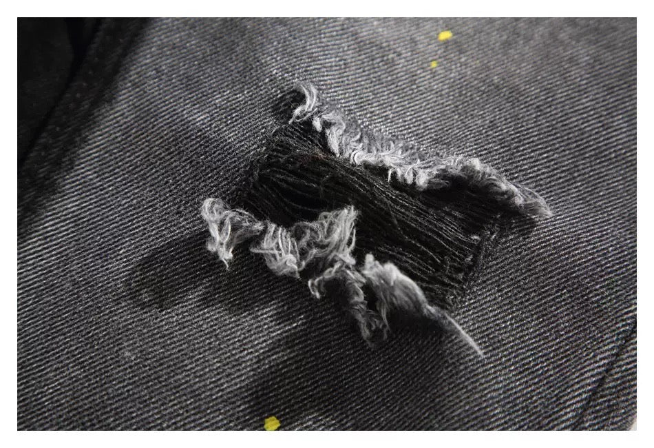 VAMO - Destroyed Flared Denim