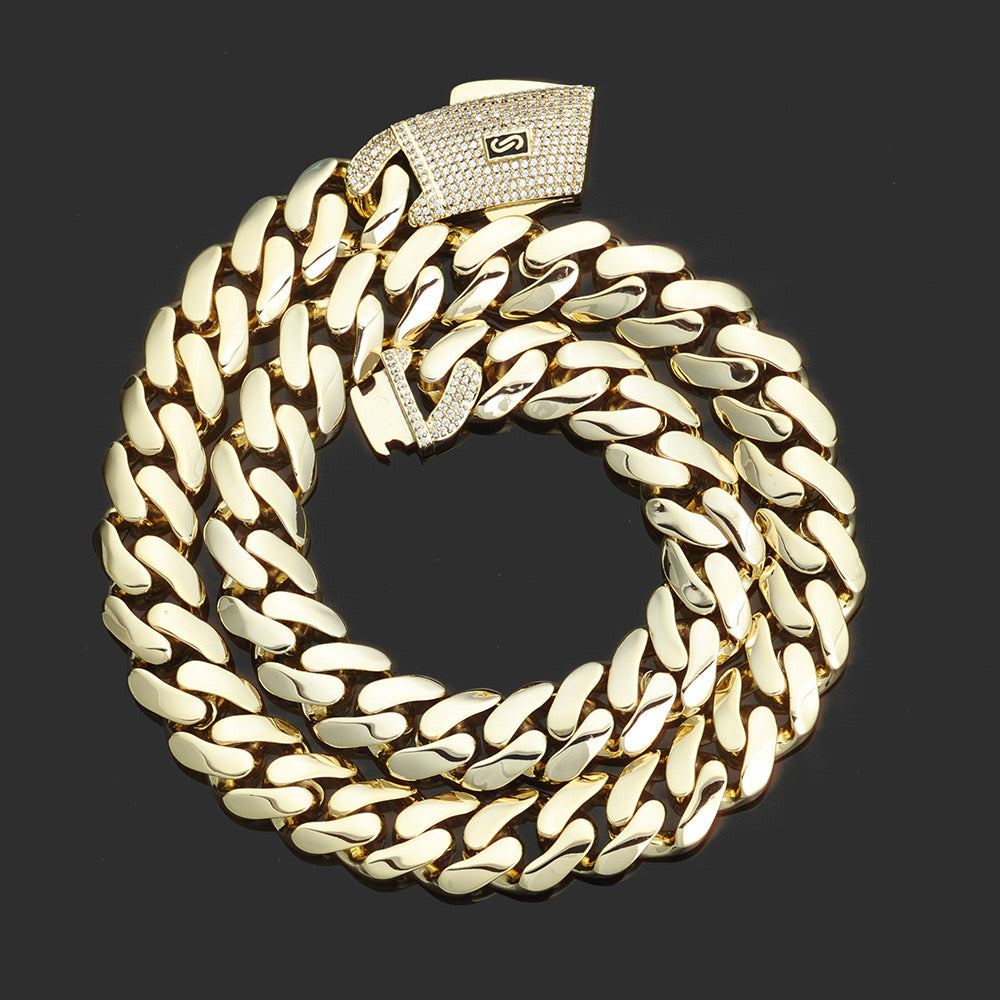 VAMO - “King Cuban” Chain – Gold Edition