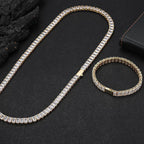 VAMO - “Diamond Cut” Iced Bracelet – Gold Edition