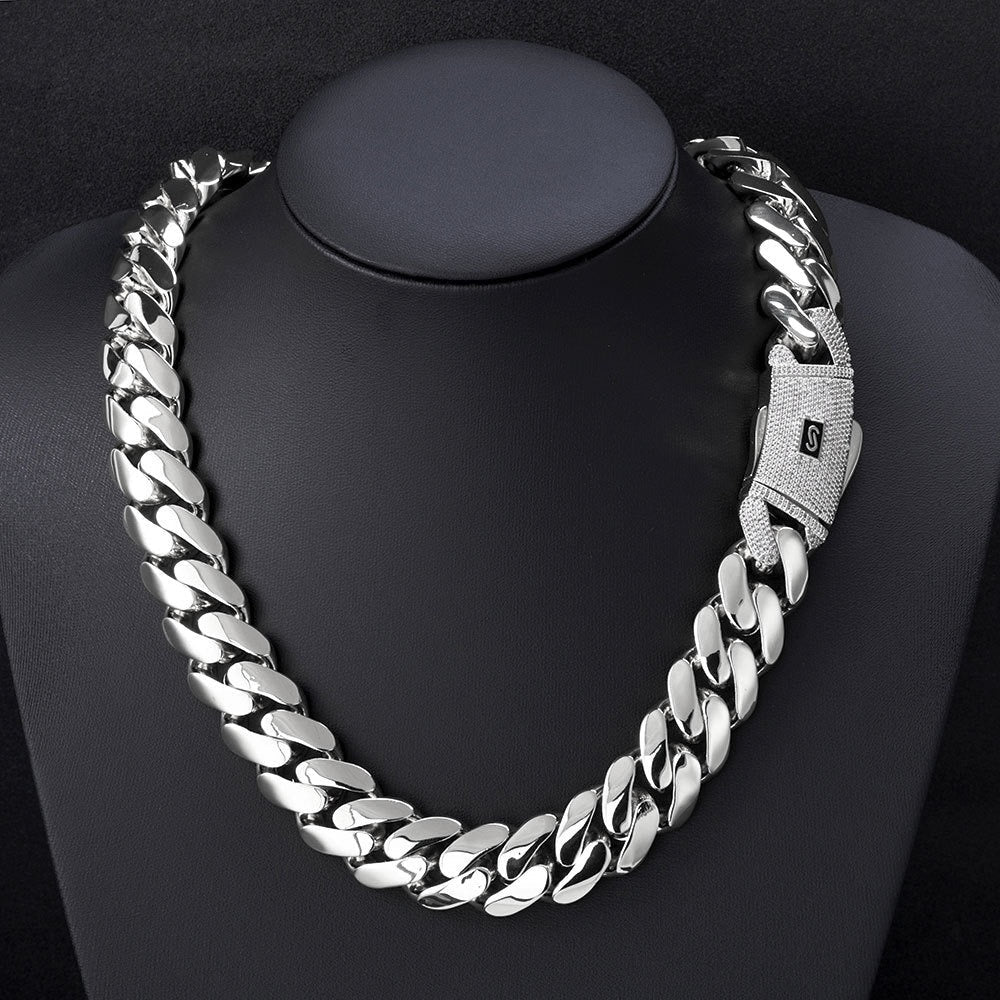 VAMO - “King Cuban” Chain – Silver Edition