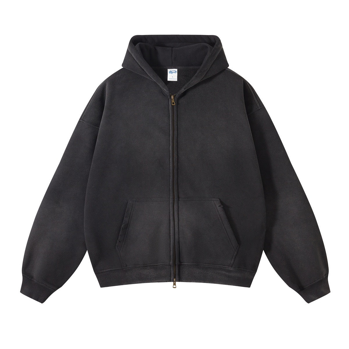 VAMO - Washed Zip Hoodie