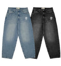 VAMO - Baggy “P-Logo” Denim Jeans