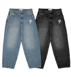 VAMO - Baggy “P-Logo” Denim Jeans
