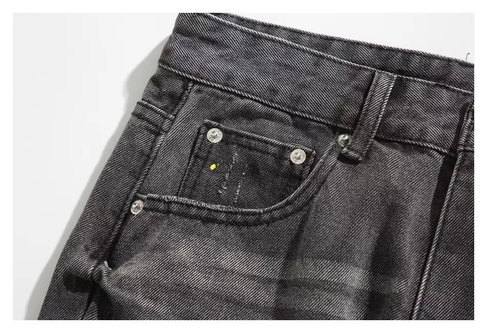 VAMO - Destroyed Flared Denim