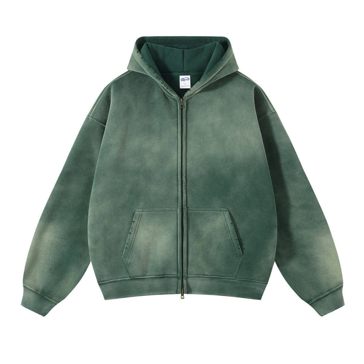 VAMO - Washed Zip Hoodie