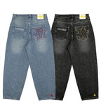 VAMO - Baggy “P-Logo” Denim Jeans