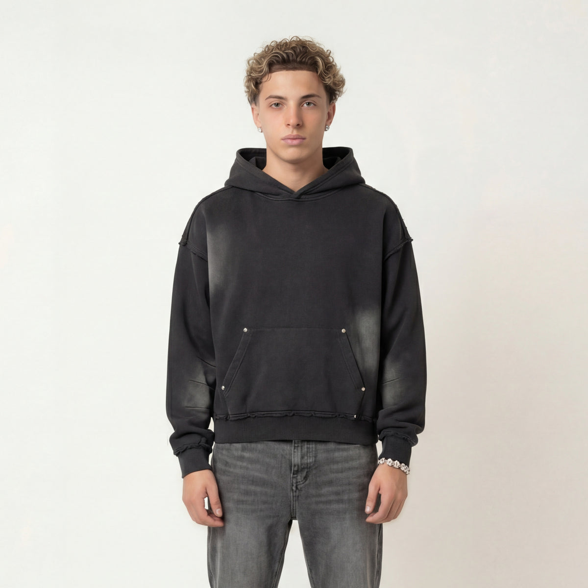 VAMO – Distressed Shadow Hoodie